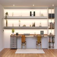 Profilé en aluminium LED TW1715B pour éclairage sous armoire, montage en surface, éclairage linéaire pour armoire de cuisine, canal pour bande LED PCB de 10 mm