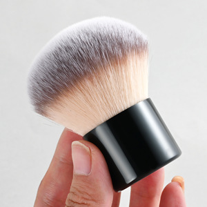 Juego de 6 Brochas de Maquillaje de Pelo Sintético con Ferrula de Aluminio para Rostro, Ojos, Polvo, Base, Rubor y Sombra de Ojos, Brochas Cosméticas con Logotipo Personalizado - Product Image 3