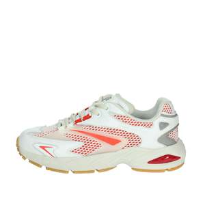 D.A.T.E. Zapatillas Donna Blancas y Rojas 37, Zapatos de Lona Modernos - Product Image 1