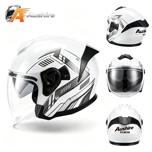 หมวกกันน็อคมอเตอร์ไซค์แบบเปิดหน้า DOT Flip Dual Visor รุ่นใหม่ น้ำหนักเบา ผลิตจากวัสดุ ABS แบบโมดูลาร์ เหมาะสำหรับขับขี่ทุกเพศทุกวัย ใช้ได้ทุกฤดู พร้อมโฟม - Product Image 4