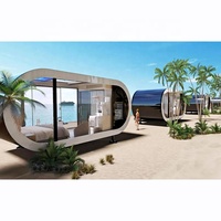 Maison préfabriquée moderne en acier, extensible, de type conteneur, luxueuse, portable, avec chambre à coucher, personnalisable pour une utilisation en extérieur