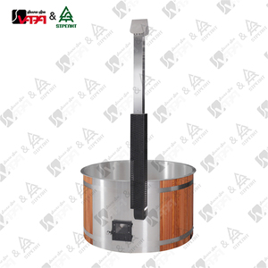 Jacuzzi <span class=keywords><strong>de</strong></span> Leña Vapasauna <span class=keywords><strong>para</strong></span> <span class=keywords><strong>3</strong></span> <span class=keywords><strong>Personas</strong></span>, Diseño Moderno, Forma Redonda, Fácil Instalación, 1 Año <span class=keywords><strong>de</strong></span> Garantía, Uso en Exteriores - Product Image 3