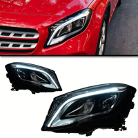 Phares LED modifiés pour Mercedes-Benz GLA 2015-2019, phares LED DRL, clignotants, feux de route, 12V