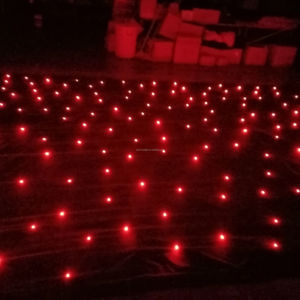 งานแต่งงานตกแต่งฉากหลังผ้าม่าน LED RGB ดาวผ้าม่าน 3*4 M สําหรับ DJ บาร์ปาร์ตี้ - Product Image 1