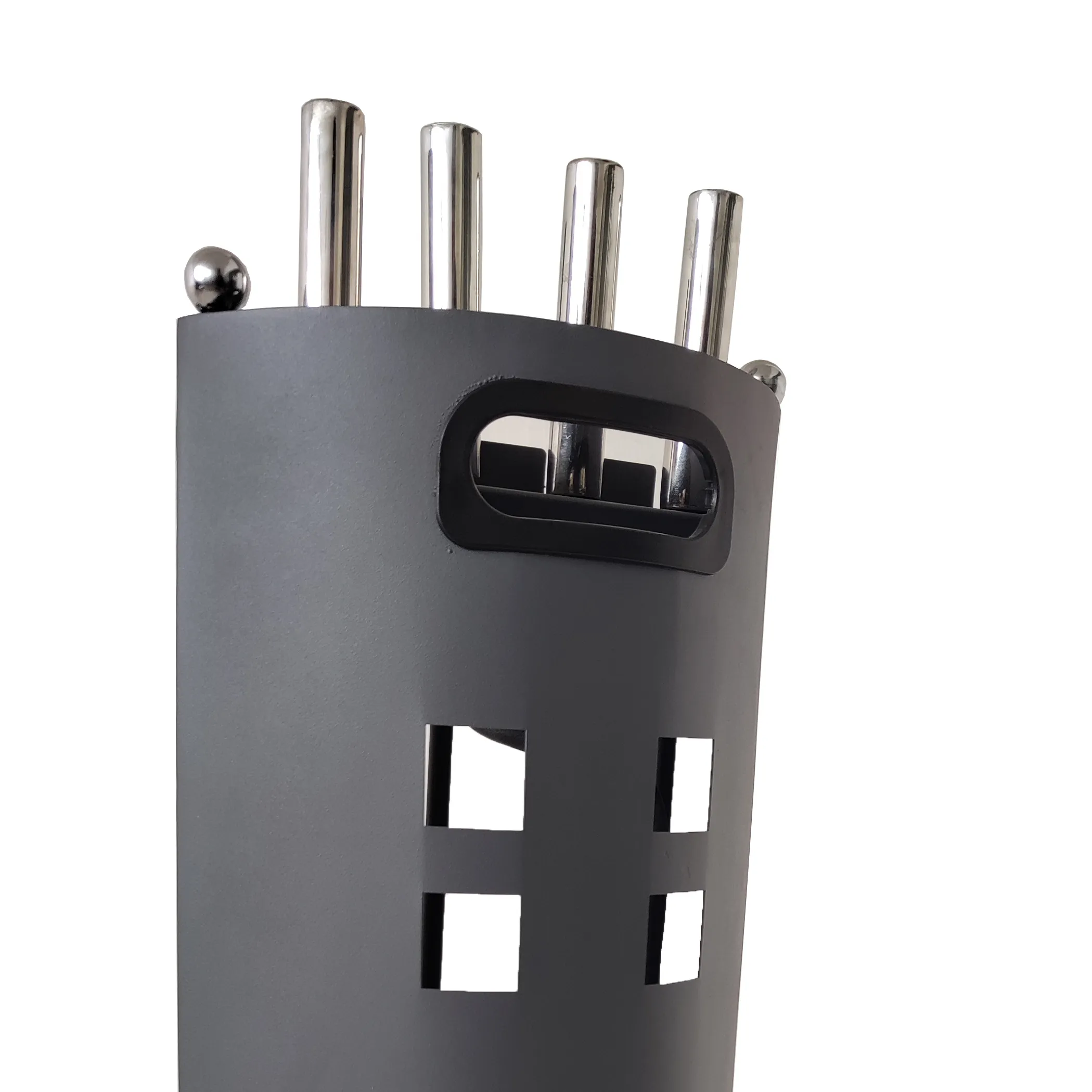Bàn là lửa thiết lập 5-mảnh thiết lập bao gồm lò sưởi công cụ của chổi Poker xẻng kẹp và giá đỡ