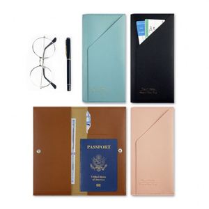 <b>Hot</b>-Sale Fashion Passport Holder PU Leather Passport Cover for Card Documents Travel Wallet Simple Travel Passport Case <b>Bag</b> - Product Image 1