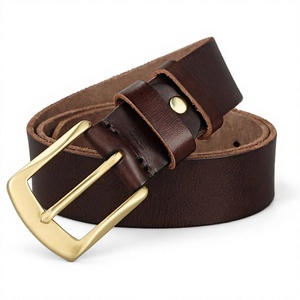 Cinturón Formal Duradero para Hombre, 100% Cuero Genuino, Personalizado, Ecológico, de Cuero Puro de Vaca y Búfalo, Hecho en India - Product Image 3