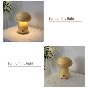 Wholesale Cute Mushroom Bedside Table with Touch Switch Room Decoration High-<b>level</b> Environmental Decorative <b>Small</b> Items - Product Image 5