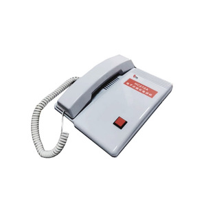 Saias Electronic Magnet Telephone HC272A Antique Corded Phone With Red Button And Coiled Cord For Office Use - Product Image 3