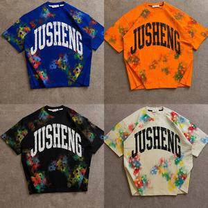 Camisetas Personalizadas de Estilo Urbano, 300 g/m², 100% Algodón, Corte Holgado, Impresión DTG, Diseño Gráfico <span class=keywords><strong>Manga</strong></span> - Product Image 1