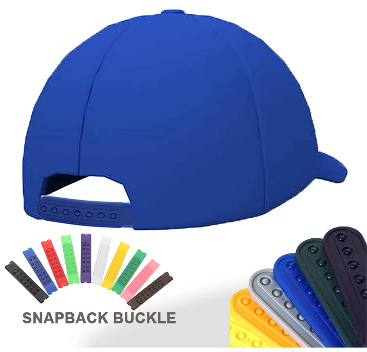 Adjustable Snapback Strap Buckle for Baseball Caps - Eco-Friendly