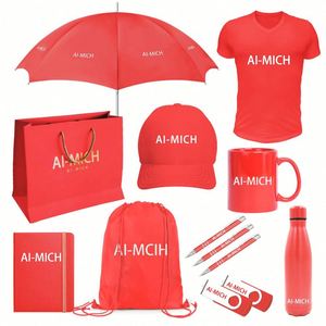 Ensemble cadeau d'entreprise personnalisé avec logo : T-shirt, tasse, sac, chaussettes, bouteille d'eau, gobelet isotherme, casquette avec logo - Product Image 4