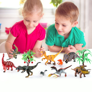 27Pcs Trẻ Em Tự Làm Mini Công Viên Chủ Đề Đồ Chơi Nhựa Mô Hình Khủng Long Với Cây Và Khủng Long Trứng - Product Image 2