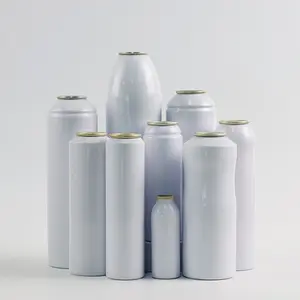 100ml 200ml 300ml Empty Refillable Aerosol Aluminum Can Sunscreen Cream Bottle