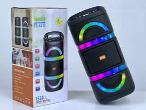 Altavoz Inalámbrico Portátil con Emparejamiento Dual CS-4412 de Moda, Graves Potentes, Sonido Estéreo, LED, Altavoz Bluetooth para Exteriores - Product Image 3