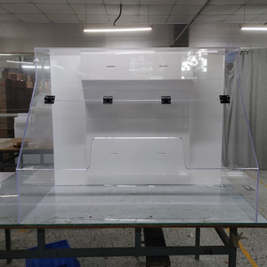 Couverture de protection transparente en acrylique pour équipement industriel, protection contre la poussière, taille personnalisée, processus de dessin et de découpe - Product Image 3