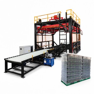 Automatic Heat Shrink Wrapping Machine Pallet Load Shrink Packer For Brick Concrete Block Pallet Wrapping Production - Product Image 4