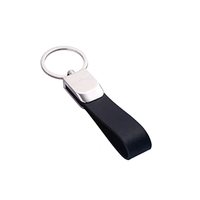 Bijoux fantaisie Simple cuir métal porte-clés hommes femmes accessoires cadeaux porte-clés porte-clés cuir