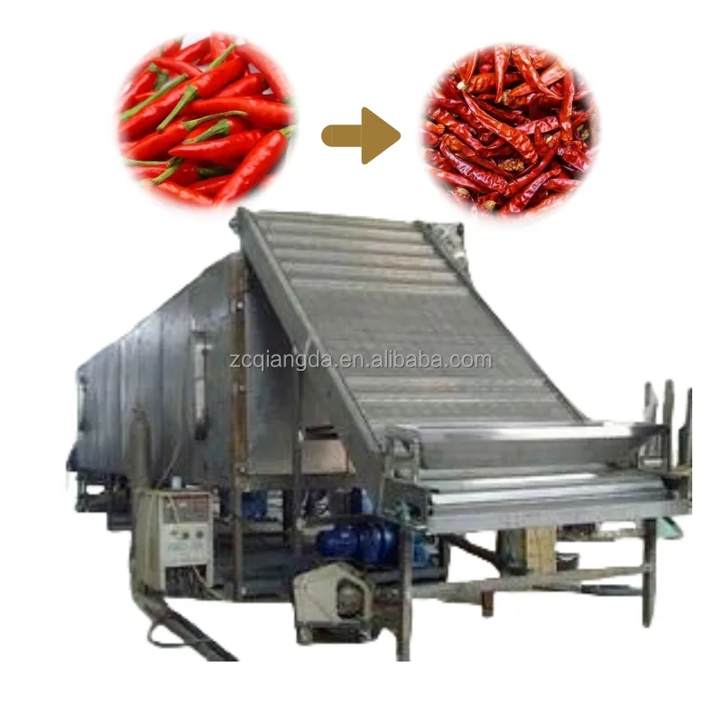 2024 Qiangda GW Tray dryer oven hot air circulating drying oven industrial for fruit