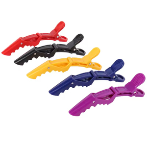 Pinzas de Pelo Tipo Cocodrilo Personalizadas Unisex para Salón de Belleza, Color Caramelo, Ligeras, de Plástico, para Bodas y Ocio - Product Image 4