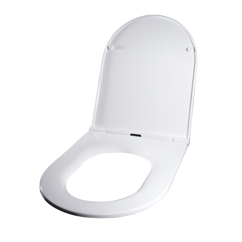 Европейский стандарт, мягкий закрытый полипропиленовый пластиковый чехол для унитаза с одной кнопкой и функцией быстрого снятия крышки унитаза