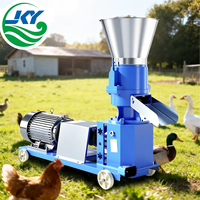Machine à granulés d'aliments pour animaux portable à matrice plate, pour la production d'aliments pour poulets, porcs et bovins