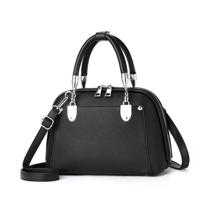 Bolso de Mano Rojo para Mujer, con Asa Superior, Correa para el Hombro y Doble Cremallera, Detalle Metálico, para Viajes Diarios - Product Image 2