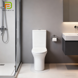 <span class=keywords><strong>WC</strong></span> à chasse d'eau allongé de haute qualité, sanitaire, salle de bain, <span class=keywords><strong>WC</strong></span>, commode, <span class=keywords><strong>WC</strong></span> en céramique à poser au sol, deux pièces - Product Image 2