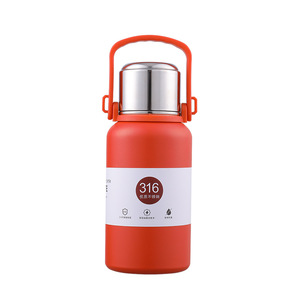 316 Stainless Steel Insulated Water Bottle 800/1000/1500ml Portable Handle Outdoor Sports Bottle - Product Image 5