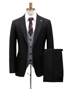 MS043 Costume de cérémonie pour <span class=keywords><strong>homme</strong></span>, style tendance, costume de marié, costume de témoin, <span class=keywords><strong>ensemble</strong></span> <span class=keywords><strong>trois</strong></span> pièces - Product Image 2
