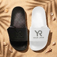 Sandalias Personalizadas con Logotipo, Unisex, de PVC, Antideslizantes, para Playa, Ducha, Uso en Exteriores, Fabricante OEM ODM, Suministro de Fábrica
