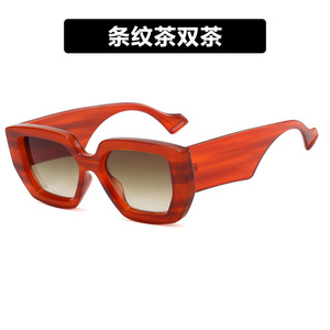 Qsky logotipo personalizado Unisex Retro cuadrado Metal <span class=keywords><strong>gafas</strong></span> perla Irregular gradiente gran oferta blanco moda pantalla de <span class=keywords><strong>ordenador</strong></span> - Product Image 4