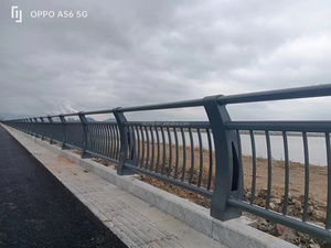 In lega di alluminio metallo <span class=keywords><strong>Guardrail</strong></span> paesaggio ringhiera parco ponte stradale Dock plancia fiume terrapieno isolamento recinzione in acciaio ferro - Product Image 6