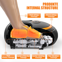 Oem 2025 meilleure vente airbag shiatsu travail outil de massage machine chaleur intelligente puls électrique japonais chinois masseur de pieds