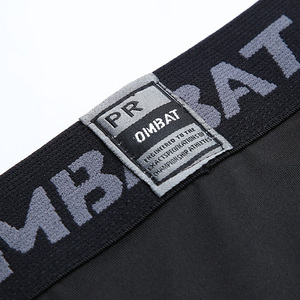 Leggings de basketball athlétiques antibactériens à compression 3/4, respirants, à séchage rapide, imprimés, grande taille, avec logo personnalisé pour hommes - Product Image 5
