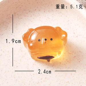 CHENXI Nuevo y Adorable Mini Colgante de Plástico Luminoso con Forma de Galleta y Gato para Bolsos, Llavero DIY, Accesorio de Dibujos Animados para Bebés y Niños - Product Image 5