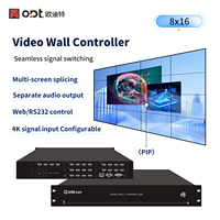 Contrôleur de mur vidéo multi-écrans 4K 2x4 3x4 4x4, commutateur matriciel 8x16, processeur de fusion d'images pour affichage mural LCD