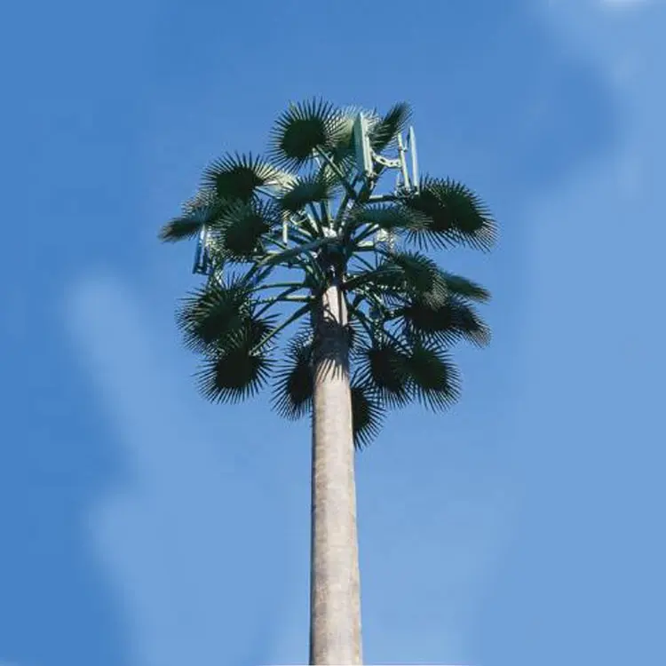برج خلوي أحادي الشكل لإتصال اصطناعي برج هوائي شجرة النخيل الحيوي