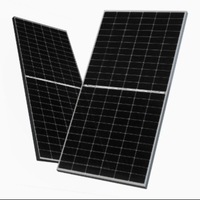 Panel Surya PV Jinko Tiger 590W JKM 72HL4-BDV 575-600W Bifacial Dual-Glass Tipe-N Topcon Berkualitas Tinggi untuk Komersial