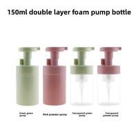 Flacons pompe mousse 150ml 200ml pour soins personnels, cosmétiques, désinfectant pour les mains, shampoing, parfum, vernis à ongles, huile, avec pulvérisateur et joint d'étanchéité