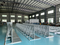 Barrière pliable à démontage rapide, gain de temps pour la mise en place et le démontage d'événements