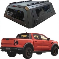 Hardtop pour camionnette OLIVER compatible Ford Ranger 2019-2025 avec tente arrière éclairée, verrouillable, sans perçage, fenêtre de 6 pieds, Chine