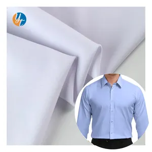 Yantu fornitore 46% poliestere riciclato 50% bambù 4% spandex tessuto in fibra di bambù per camicia