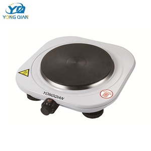 <span class=keywords><strong>Plaque</strong></span> chauffante électrique portable 1500W à chauffage rapide, brûleur unique en <span class=keywords><strong>fonte</strong></span> de 185mm pour table - Product Image 1