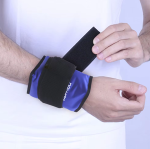 Newgo Bandage Gel <span class=keywords><strong>de</strong></span> Thérapie Chaud Froid Réutilisable pour Poignet | Compression Réglable pour Soulager la Douleur - Product Image 3