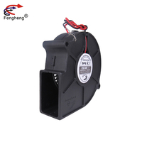 Yüksek performanslı turbo hava fanı 9330 93x93x30mm 12V 24V küçük DC su geçirmez sessiz santrifüj fan