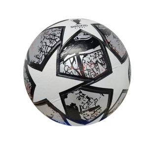 Ballon de football thermocollé de haute qualité taille 5, en cuir PU, pour matchs, vente directe fabricant pour sports d'équipe - Product Image 4