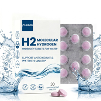 Pureon Comprimés d'hydrogène moléculaire à dissolution rapide, 30 portions, 12 ppm, complément alimentaire, comprimés effervescents à l'hydrogène