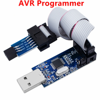 Programador USB ISP USB ASP AVR compatible con Win7 64 Skt500 para circuitos integrados ATMEGA8 ATMEGA128
