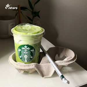 Bicchieri in Plastica PET Usa e Getta con Logo Personalizzato 12 14 16 18 20 24oz con Coperchi per Matcha e Caffè Freddo da Asporto - Product Image 2